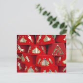 Red Fez hasst auf dem Markt Postkarte (Stehend Vorderseite)