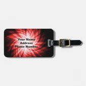 Red Figure Skaten Gepäckanhänger (Vorderseite horizontal)