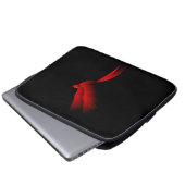 Red Fire Bird Laptopschutzhülle (Vorne Knopf)