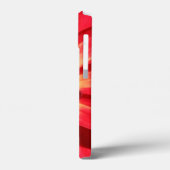 Red Fire Dahlia Blume Case-Mate iPhone Hülle (Rückseite / Links)