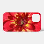 Red Fire Dahlia Blume Case-Mate iPhone Hülle (Rückseite (Horizontal))