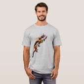 Red fire Dragon Design T - Shirt Geschenkidee (Vorne ganz)