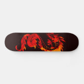Red Fire Dragon Skateboard (Horizontal)