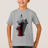 Red Fire Hydrant New York Tshirt (Vorderseite)