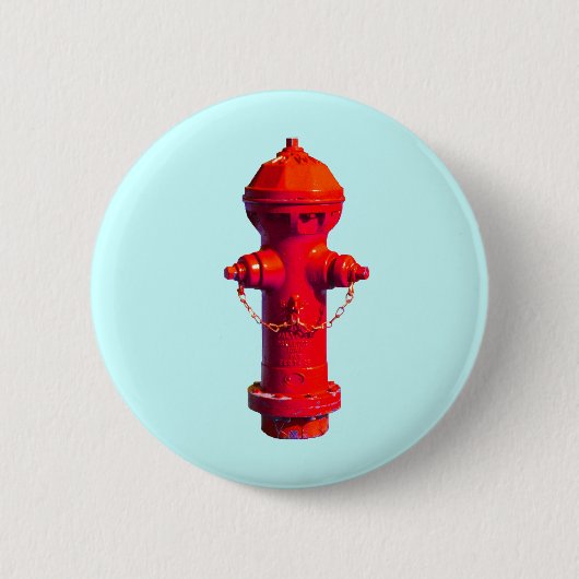 Red Fire Hydrant-Serie Button (Vorderseite)