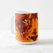 Red Fire Lion Kaffeetasse (Vorderseite Links)