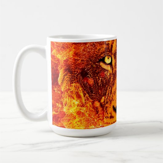 Red Fire Lion Kaffeetasse (Links)