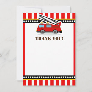 Red Fire Motor Vielen Dank Anmerkungen Dankeskarte