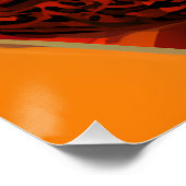 Red Fire Starter African Women Black Melanin Sista Poster (Ecke)