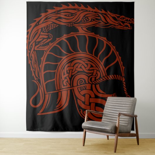 Red Fire Tapestry Wandteppich (Beispiel)