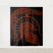 Red Fire Tapestry Wandteppich (Vorderseite)