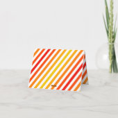 Red Fire Truck Birthday Party Danke (Rückseite)