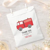 Red Fire Truck Birthday Party Danke
