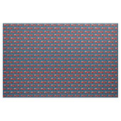 Red Fire Truck Blue Fabric Stoff (Yard (91,4 cm))