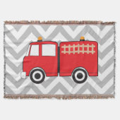 Red Fire Truck Decke (Vorderseite)