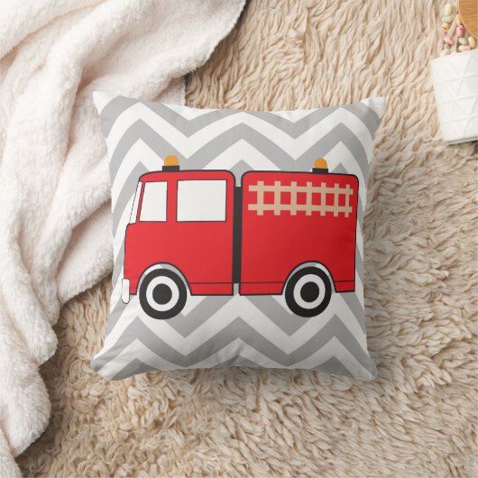 Red Fire Truck Kissen (Decke)