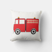 Red Fire Truck Kissen (Vorderseite)