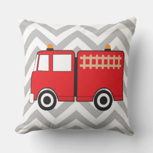 Red Fire Truck Kissen