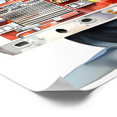 Red Fire Truck Poster (Ecke)