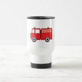 Red Fire Truck Reisebecher (Mittel)
