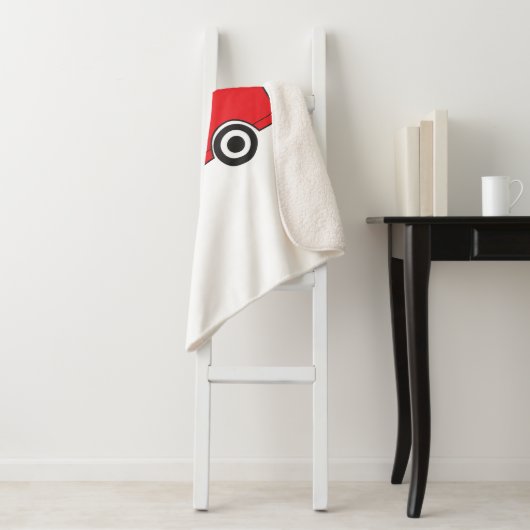 Red Fire Truck Sherpadecke (Beispiel)