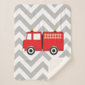 Red Fire Truck Sherpadecke (Vorderseite)