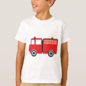 Red Fire Truck T-Shirt (Vorderseite)