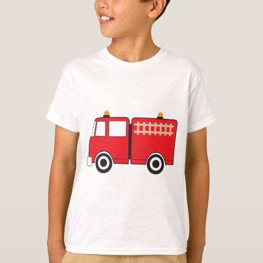 Red Fire Truck T-Shirt (Vorderseite)