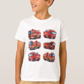 Red Fire Truck T-Shirt (Vorderseite)