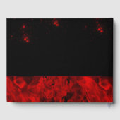 Red Fire Wedding Gästebuch (Rückseite)