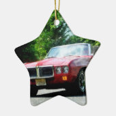 Red Firebird Convertible Keramikornament (Links)