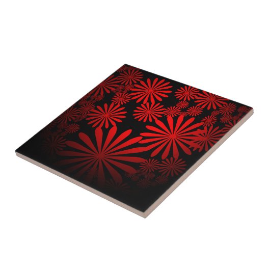Red Fireworks Fliese (Seite)