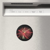 Red Fireworks Magnet (In Situ (Geschirrspüler))