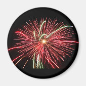 Red Fireworks Magnet (Vorne)