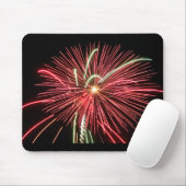 Red Fireworks Mousepad (Mit Mouse)