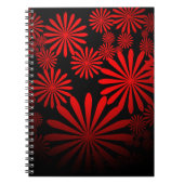 Red Fireworks Notizblock (Vorderseite)