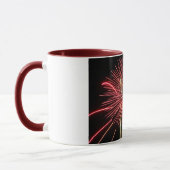 Red Fireworks Tasse (Links)