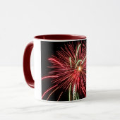 Red Fireworks Tasse (Vorderseite Links)