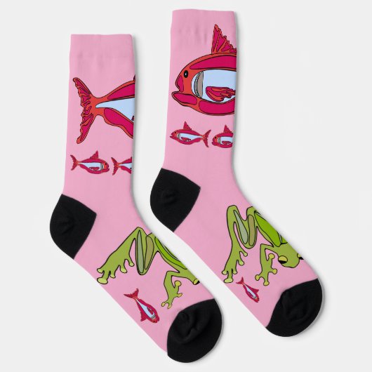 Red Fish@Frog Crew Socks Socken (Rechts)