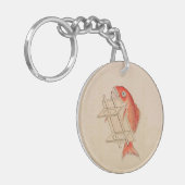 Red Fish Yokai (Wedding Scroll) Schlüsselanhänger (Vorderseite links)