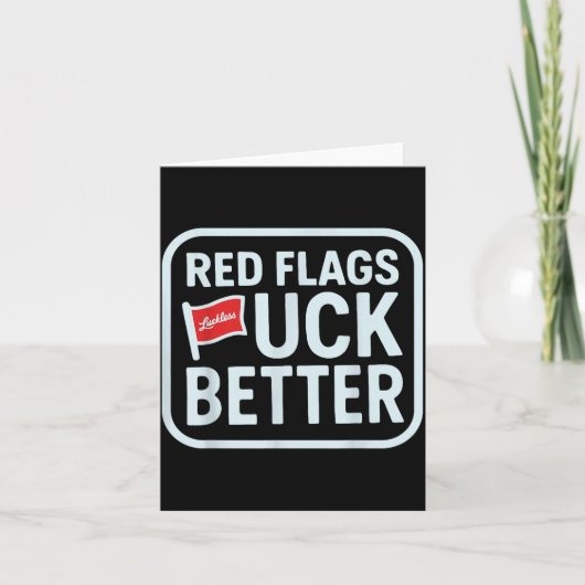 Red Flags For Better Karte (Vorderseite)
