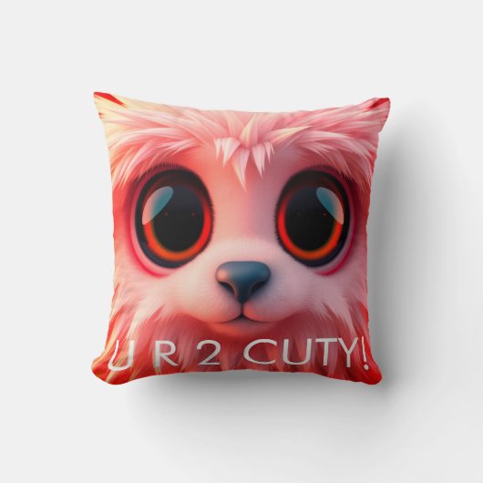 Red Flame Cuty Kissen (Vorderseite)