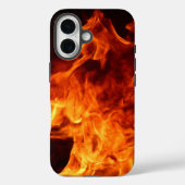 Red Flames Case-Mate iPhone Hülle (Rückseite)