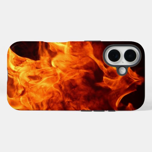 Red Flames Case-Mate iPhone Hülle (Rückseite (Horizontal))