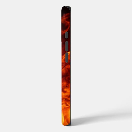 Red Flames Case-Mate iPhone Hülle (Rückseite / Links)