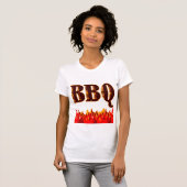 Red Flames GRILLEN Sprichwort T-Shirt (Vorne ganz)