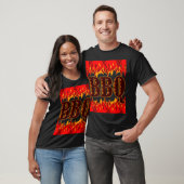 Red Flames GRILLEN Sprichwort T-Shirt (Unisex)