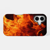 Red Flames iPhone 16 Hülle (Rückseite (Horizontal))