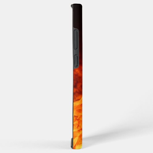 Red Flames Phone Case Samsung Galaxy Hülle (Rechte Seite)