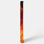 Red Flames Phone Case Samsung Galaxy Hülle (Linke Seite)